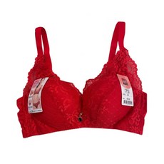 『A&J』#6258 無鋼圈爆乳內衣 大A小B罩杯厚墊集中 服貼美胸蕾絲內衣