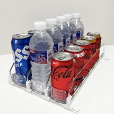 리빙이아 캔음료 자동 디스펜서 트레이, 화이트, 1개