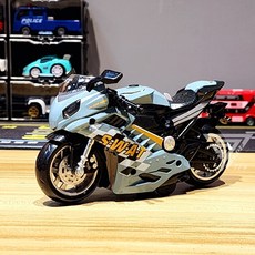 【台灣出貨】聲光重機摩托車玩具 警車摩托車 合金摩托車 摩托車模型車 聲光杜卡迪 摩托玩具 仿賽摩托車, 1個, 袋裝-仿賽-灰/塑膠
