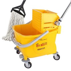 핸드짤순이 마포걸레 대형 걸레통 대걸레 짜기 마대 탈수기 대걸래 물 걸레 마대 청소 짜는기계 dew+85623tD, d23 1