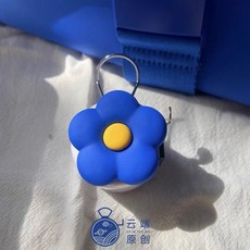 桃園出貨 花朵計數器手動機械點數器金屬手按實驗記數器數客器功德敲木魚女, 寶藍花朵, 1個