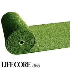 라이프코어365 코일매트 현관 발매트 오픈형, 그린투톤 130x100cm 길이연장, 1개