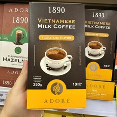 ADORE 1890 베트남 밀크 커피, 1개, 10개입, 25g