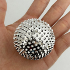 손바닥 마사지 볼 특대형 휴대용 지압 발바닥 마사지 볼 용품 스트레스 마그네틱 발운동 손운동