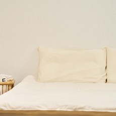 수면공감 면 워싱 베개커버