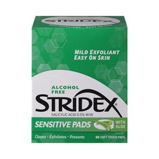 Stridex 센스티브 패드 90매 핌플 모공 각질 블랙헤드 피지제거 클렌징티슈, 90매입, 1개