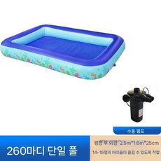 대형 낚시놀이세트 축제 야시장 풀장 장난감 놀이터, 260cm 싱글 + 펌프