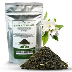 카페인 없는 차를 원하는 데카페인 자스민 티 녹차 퍼펙트 음료 4온스 백, 4 Ounce (Pack of 1), 473ml