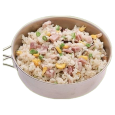 露營中毒本鋪乾燥飯，速泡即食甜椒素雞飯，輕快風素食沖泡飯，戶外登山行動糧, 1個, 芋香珍菇飯(全素), 85g