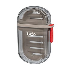 攜帶型透明香皂盒 BD6331, 1個, 隨機出貨