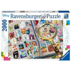 Ravensburger 維寶 迪士尼集郵冊拼圖 RV16706, 2000片, 迪士尼集郵冊, 1組