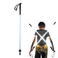 하이킹 캠핑 등산 배낭여행 트레킹 걷기용 LED 조명이 있는 트레킹 폴 및 하이킹 스틱, 하이킹, 캠핑, 등산, 배낭여행, 트레킹, 걷기용 LE