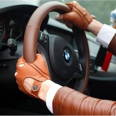 가죽반장갑 글러브 남성 오토바이 바이크 클래식 모터 드라이빙 사이클, 1. 캬멜 옐로우(카키)