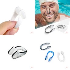 물놀이용 실리콘 노즈클립 코마개 물놀이 코보호용품 코보호 수영보조용품, 블루