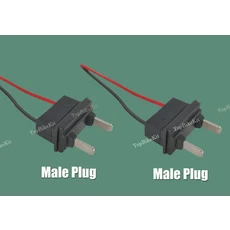 2pcs 실버 물고기 배터리 케이스 ebike 방전 커넥터 남성 + felmale 금속 삽입, 08 2pcs Male