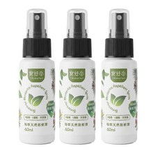 寵舒樂 Ti Magical fresh 植萃天然防蚊液 60ml 人寵通用 溫和不刺激 有效預防蚊蟲跳蚤, 無, 3個
