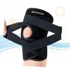 Galvaran 갈바란 탁구 무릎 보호대 남녀 공용 ACL MCL 반월상 연골 손상 지지 IZ
