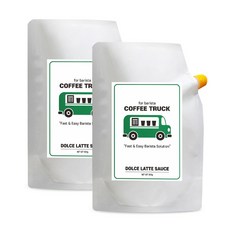 커피트럭 돌체 라떼 소스 400g 2개세트, 2개