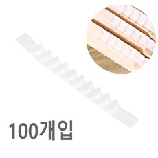 옷걸이 패드 실리콘 옷걸이 미끄럼방지 패드 옷걸이부착패드, 100개, A타입-화이트