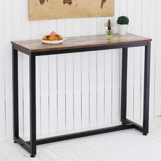 가구느낌 모던바테이블 1200 450, 빈티지브라운