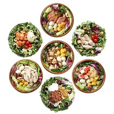 포켓샐러드 4주 샐러드 정기배송/ 짜여진 식단/ 매일 다른 샐러드로 다양하고 맛있는 식단 관리, 250g, 12개, 주 3팩 식단