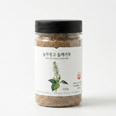 [농부창고] 국산100% 들깨가루 130g 원적외선 볶은 거피 탈피 기피 들깨, 1개