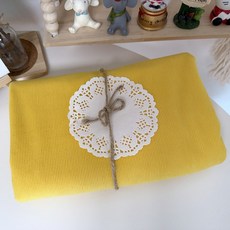 CRT 037 탐나요 코듀로이 잔 골덴 원단 16골 패브릭 대폭 코르덴 골지 천, 1개, 옐로우