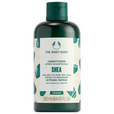 THE BODY SHOP 美體小舖 乳油木果豐盈護髮乳 250ml 適用於非常乾燥和容易斷裂的頭髮 強效修復 含有純素絲蛋白, 1瓶