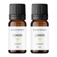 향기제작소 퓨어 에센셜오일, 2개, 10ml, 레몬
