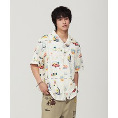 매장정품 와키윌리 WACKY WILLY 키키 하와이안 반팔셔츠 패턴 WA2602SS16TC 242315