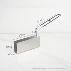 타코 튀김 바구니 나초 모양잡아 접시형 브리또 바스켓, 4cm 직사각형 몰드, 기본 색상