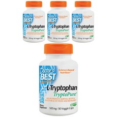 Doctor's BEST L-色胺酸 500mg 素食膠囊, 4個, 90錠