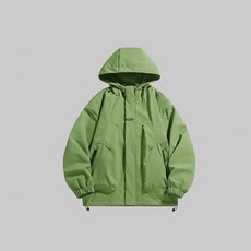 EUBBP 春秋防風防潑水連帽衝鋒衣 男女情侶款 大尺碼運動夾克外套