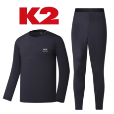 [백화점발송] K2 남성 내복 상의 하의 세트 발열 방한 보온 내의 에어로웜 원단 보온 3도상승 겨울 데일리 등산 낚시 캠핑 작업복
