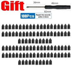 자동차 진공 타이어 수리 닐 트럭 오토바이 스쿠터 고무 펑크 필름 손톱, 2. 100Pcs big, 1개