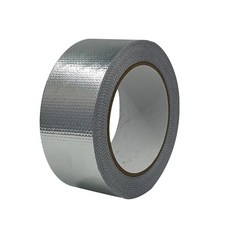 고접착 알루미늄 호일 테이프 내열성 방수 찢어짐 방지 덕트 테이프 금속 수리 및 전기 배선용, 6cm