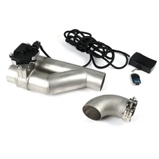 자동차 배기 파이프 개조 스포츠카 전동 리모컨 가변 밸브 Y자형, 03 3inch, 01 CHINA