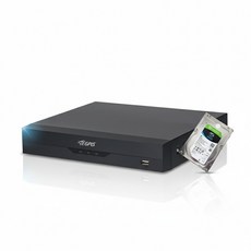 이지뷰 4채널 500만화소 CCTV 녹화기 2TB HDD (ERD-4104HS)