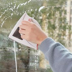 창문 닦이 자석 베란다 유리창 다용도 도구 양면 자석 유리창닦이 스퀴지 15-24mm 청소, 본상품