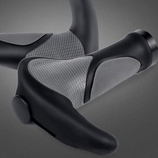 미니벨로그립 인체공학 자전거 핸들바 그립 바엔드 보조 손목 받침대 미끄럼방지, 핸들그립(기본형)
