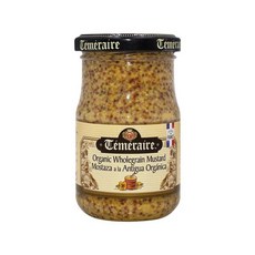 테메레 오가닉 홀그레인 머스타드 200g/샐러드드레싱/드레싱/머스타드/허니머스/타드/머스타드소스/소스, 1개, 200g