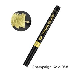 전기 도금 크롬 미러 마커 실버 손 수리 금속 방수 펜 공예품 페인트, [14] B-05 0.7mm, 1개
