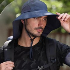 남녀공용 등산 농사 와이드 플랩캡 썬캡 자외선차단 모자 낚시 캠핑 밭일 햇빛가리개 아웃도어 썬햇, 상세페이지 참조