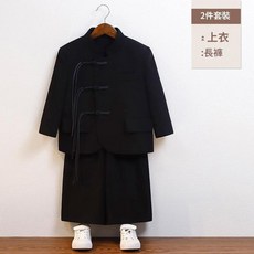 AQWA 男童立領盤扣漢服套裝