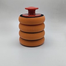 차량용 스펀지 스폰지 세차 청소 광택, 손잡이 1개+스펀지 4개, 1개