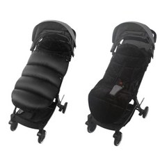 유모차 풋머프 바람막이 방풍커버 겨울 방한 액세서리, 핑크