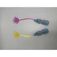 메리멜팅 손바닥 끈끈이 손 찐득이 2개입 달라붙는 내기게임, 노랑+분홍, 1개