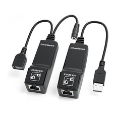 [Suppower] 드라이버지니어스 NT50 USB 2.0 이더넷 확장기 카트5e/카트6/카트7용 - 네트워크 RJ45 증폭기 최대 165피트(50미터) 호환 윈도우/맥/우분투, [Suppower] 드라이버지니어스 NT50 USB 2