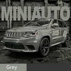 다이캐스트 다이캐스트 1:32 지프 그랜드 체로키 합금 자동차 모델 시뮬레이션슈퍼카, 회색, 1개