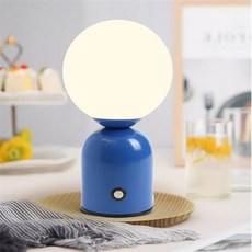 동글 터치스탠드조명 네이비 무선스탠드
